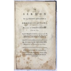 A sermon on the present situation of American affairs